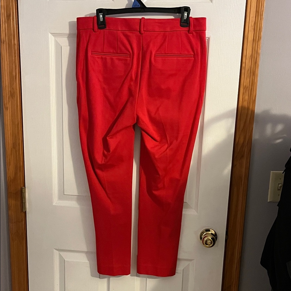 Ann Taylor Bold Red Pants - Picture 5 of 7